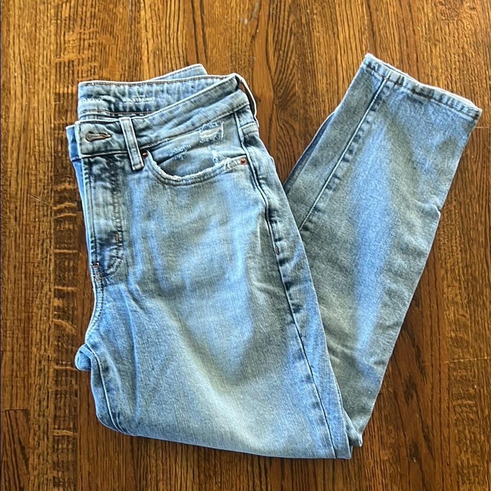 Old Navy Sky Blue Cropped Jeans